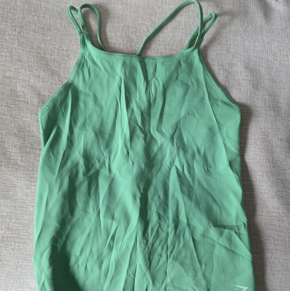 Gymshark Green Strappy Tank